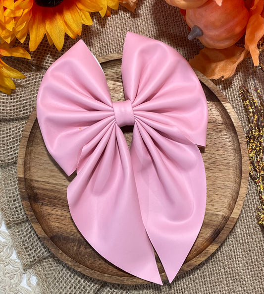 Pink Pleather Fabric