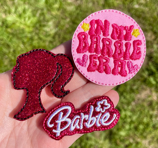 Barbie Era Feltie Clips