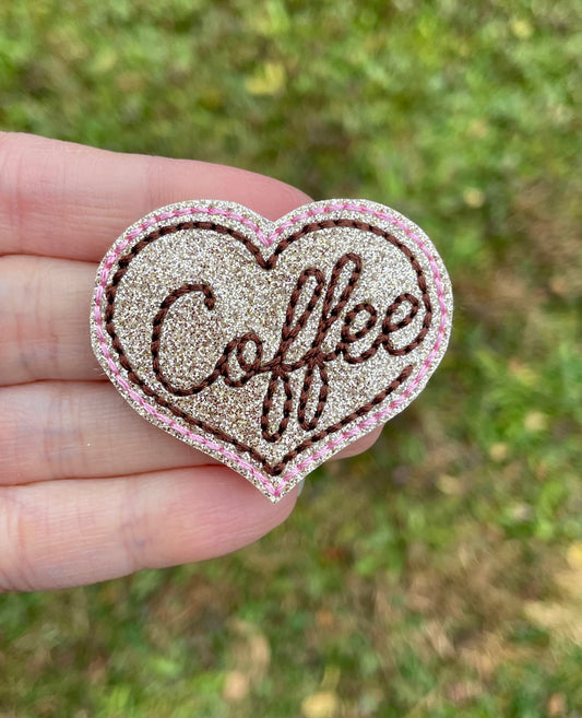 Coffee Love Feltie Clip