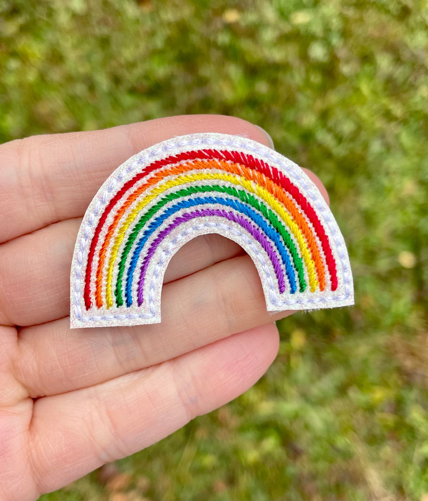 Rainbow Feltie Clip
