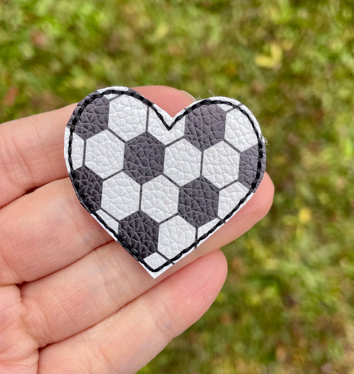 Soccer Heart Feltie