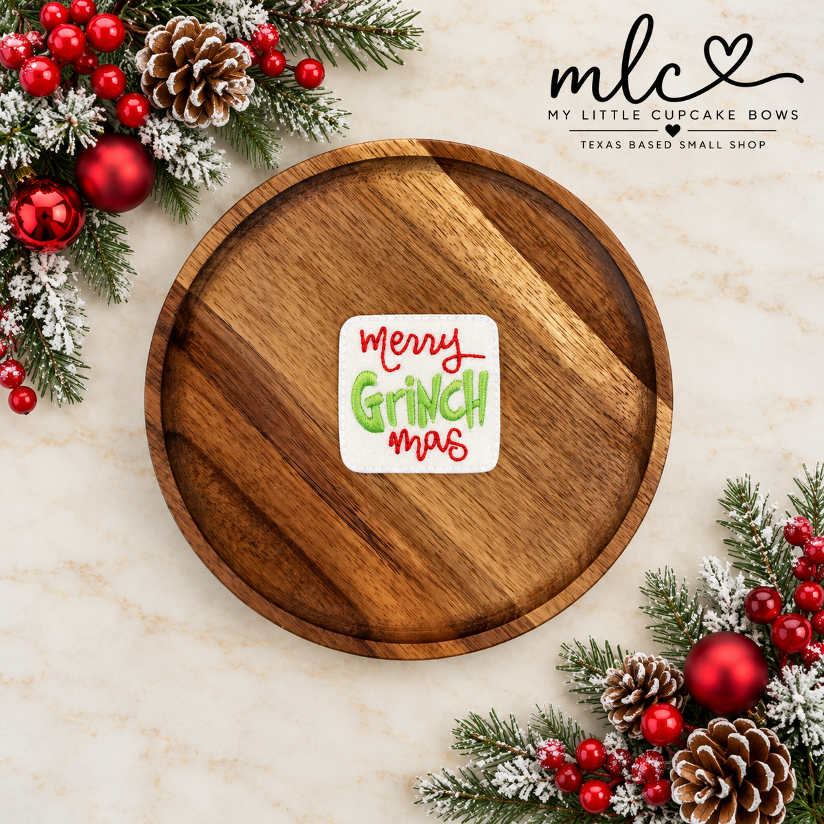 Merry Gr*nchmas Feltie Clip