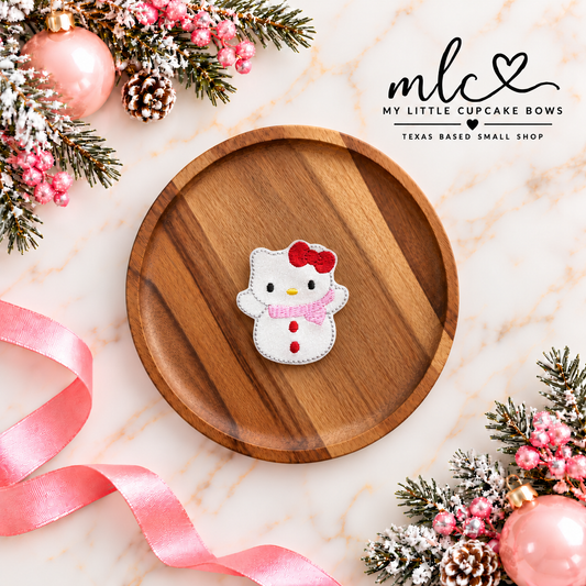 HK Snowman Feltie Clip