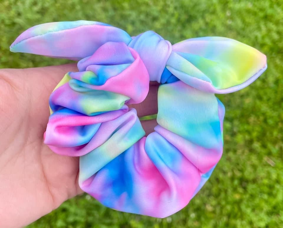 Summer Tie Dye Swim Scrunchie