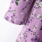 Lavender Floral Twirl Dress
