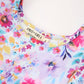 Watercolor Floral Ruffle Hem Twirl Dress