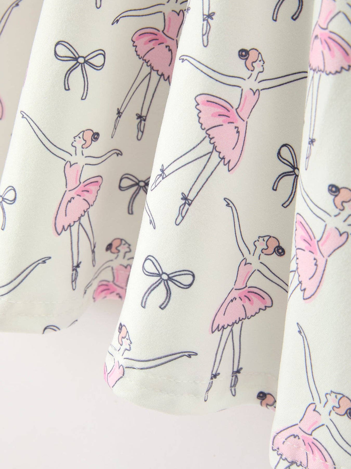 Fall Ballet Bow Twirl Dress