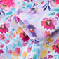 Watercolor Floral Ruffle Hem Twirl Dress
