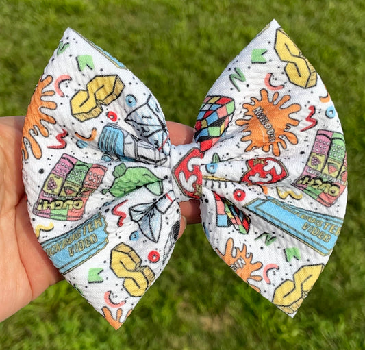 90’s Nostalgia Fabric Bow