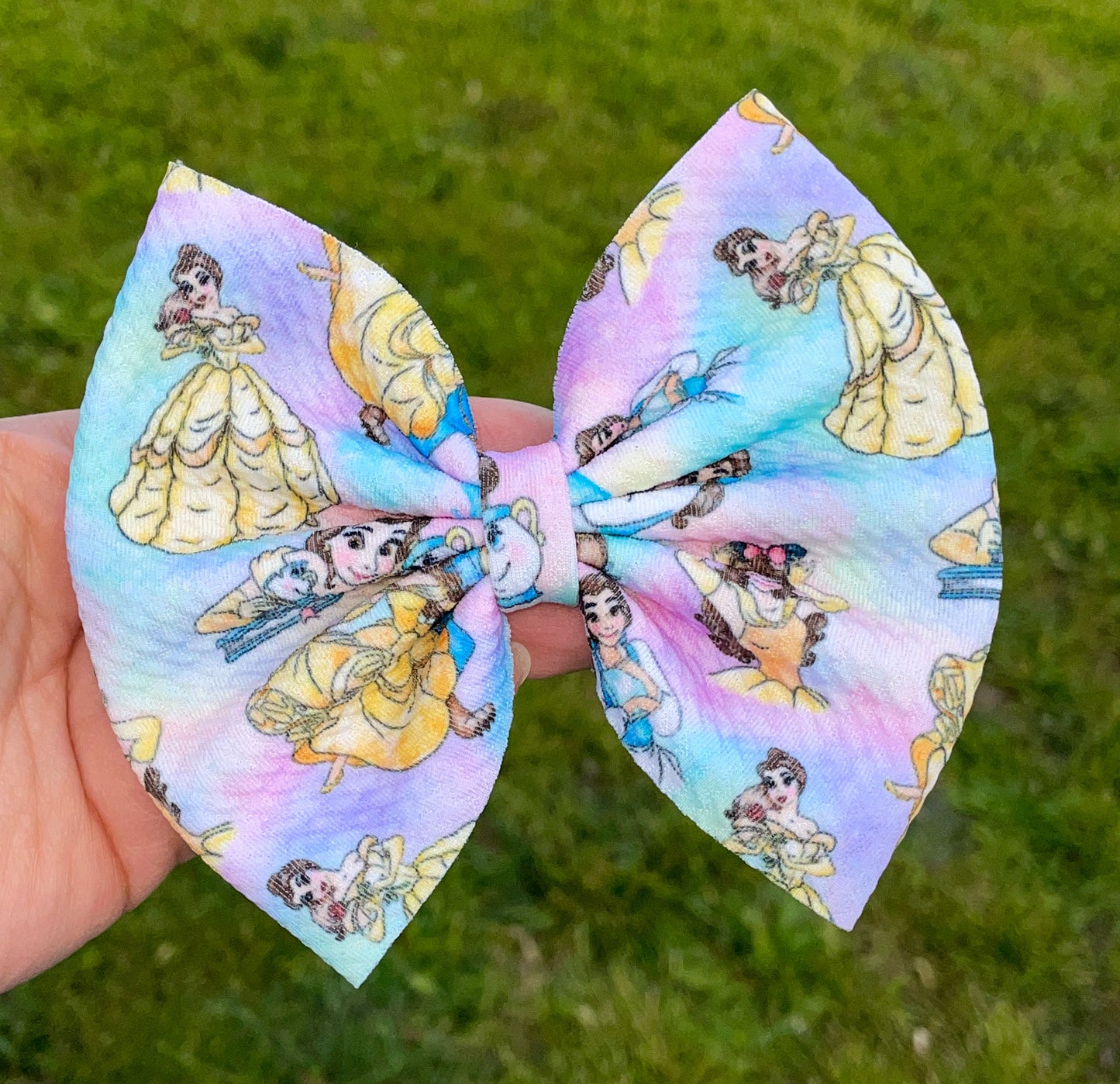 Watercolor Belle Fabric Bow