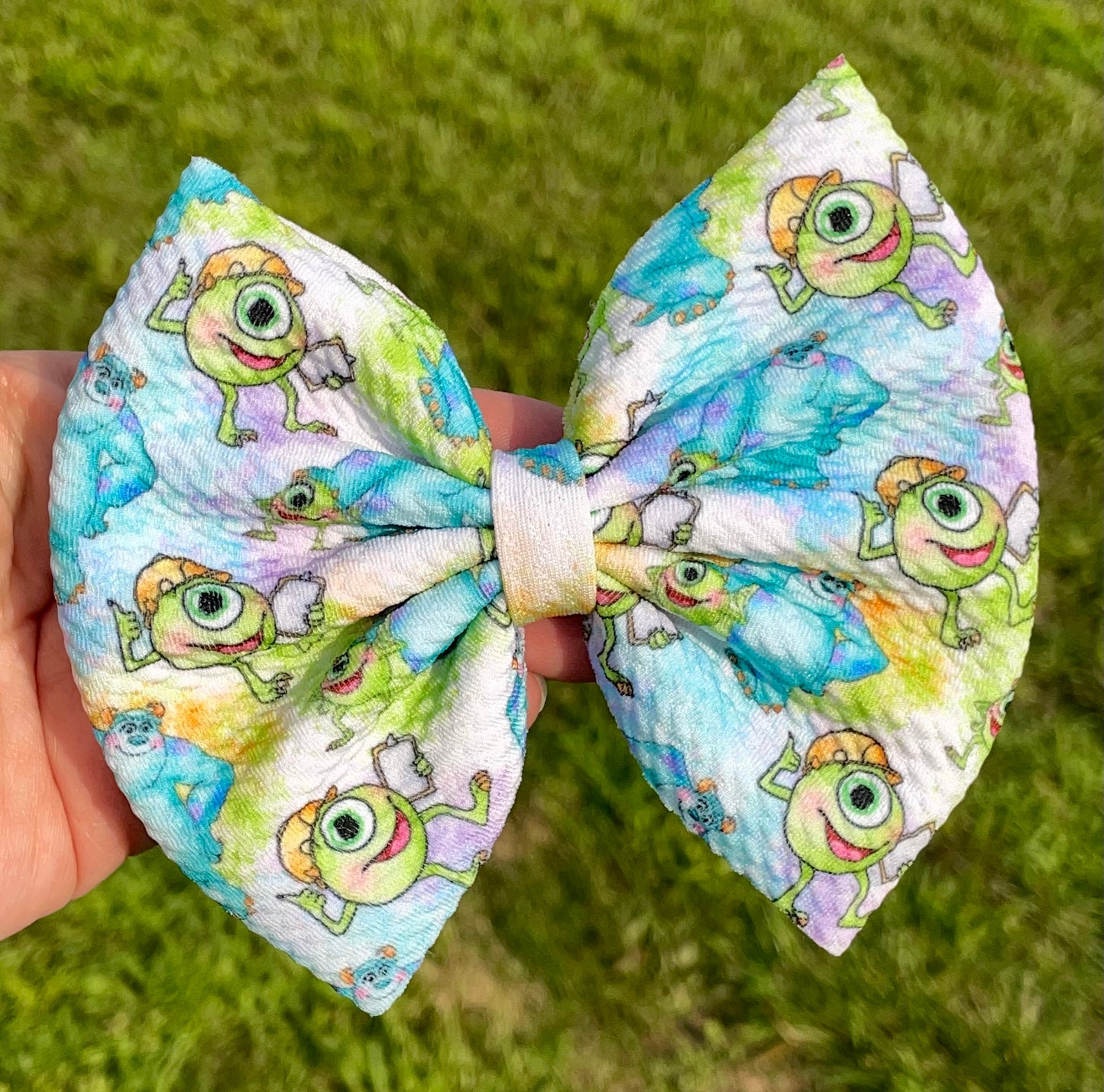 Mike & Sully Fabric Bow