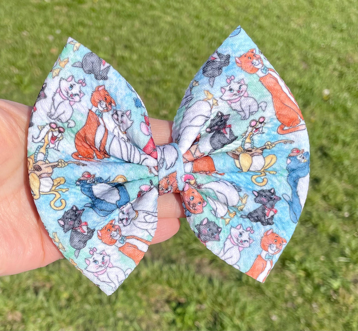 Marie & Friends Kitty Fabric Bow