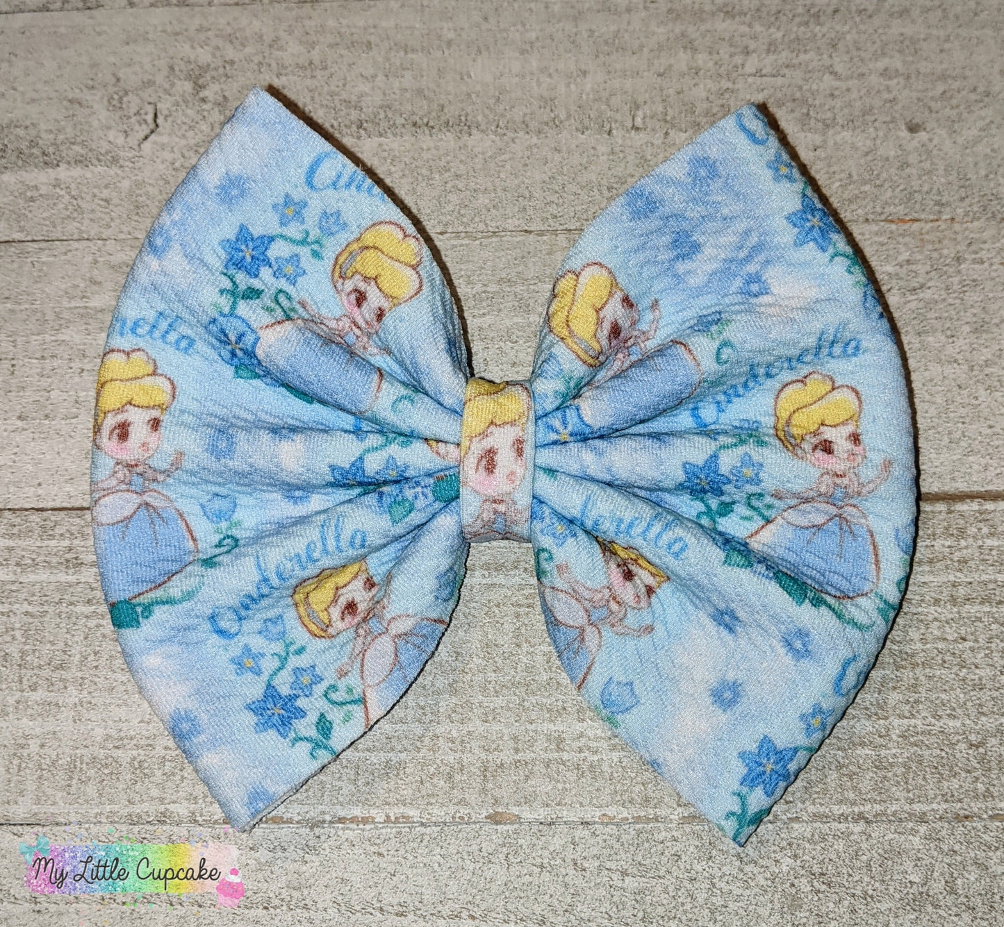 Princess Girls Fabric Bows 5in