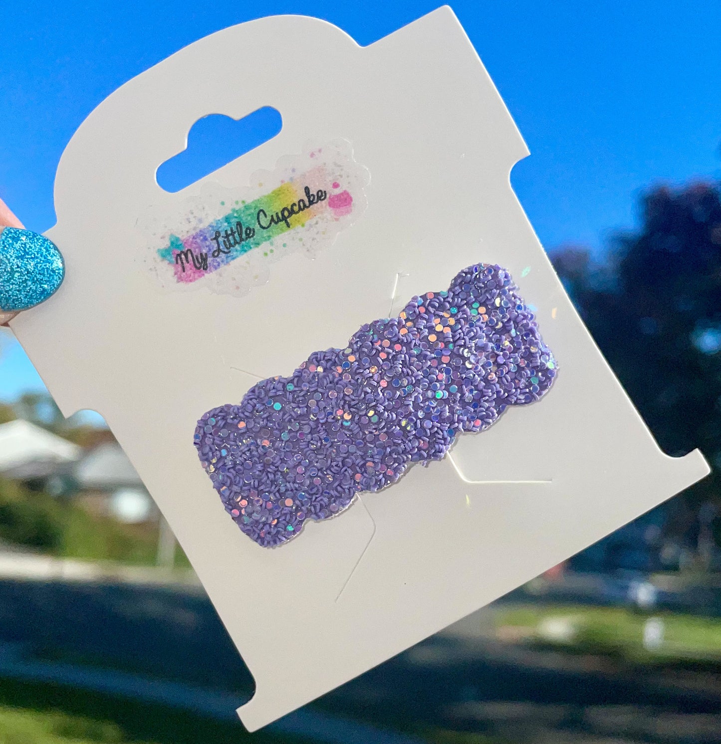 A’more Glitter Snap Clip