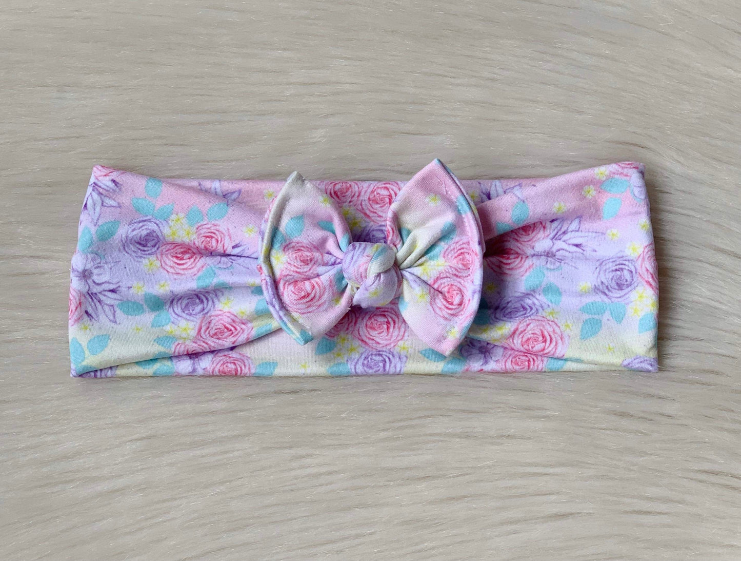 Pastel Ombré Floral Headband