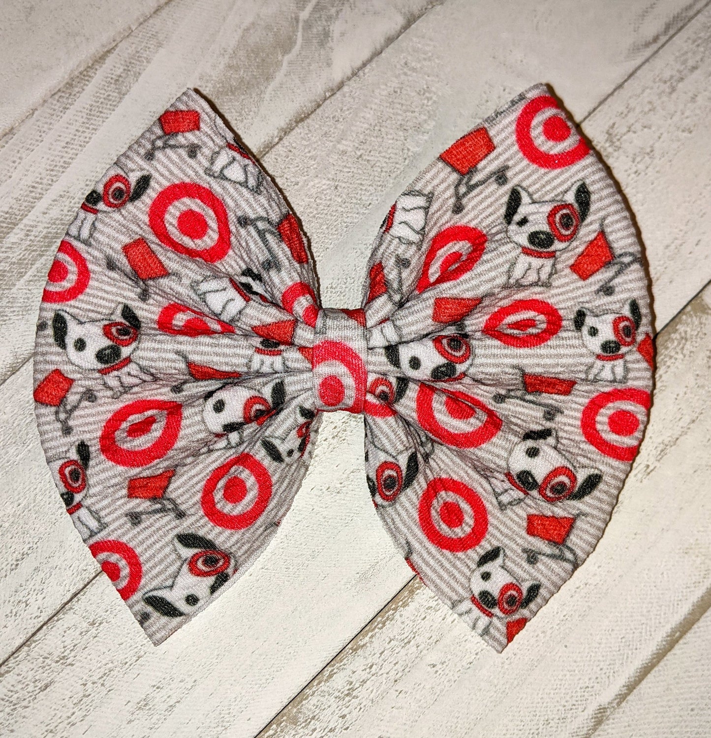 Bullseye Fabric Bow