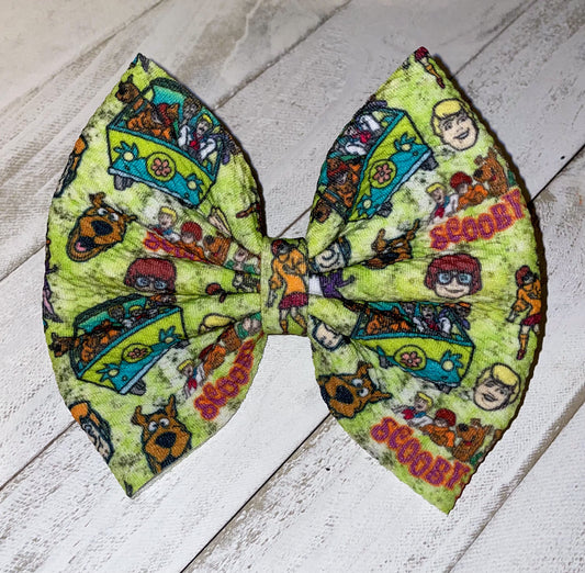 Scooby Fabric Bow