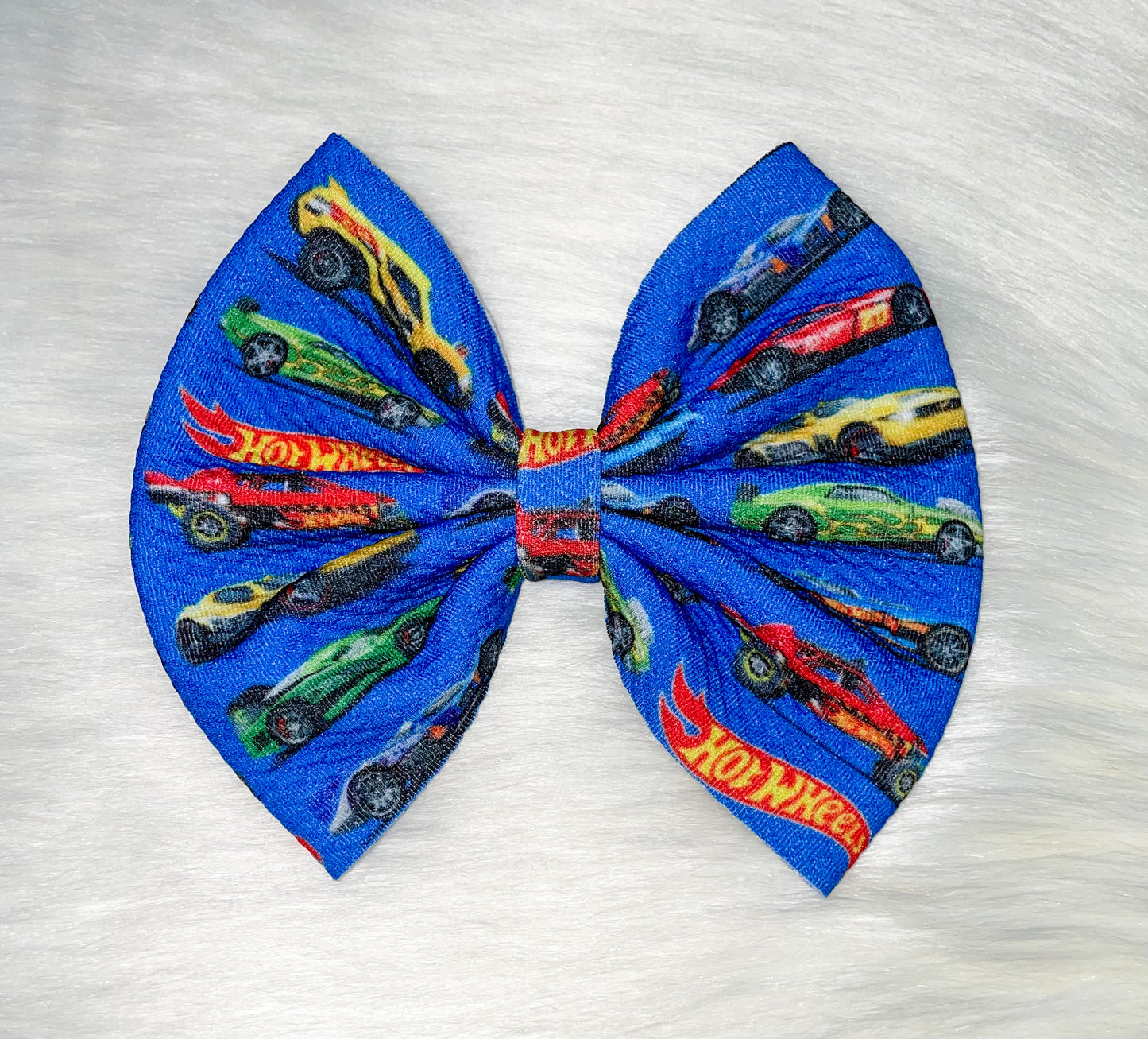 Hot Wheels Fabric Bow