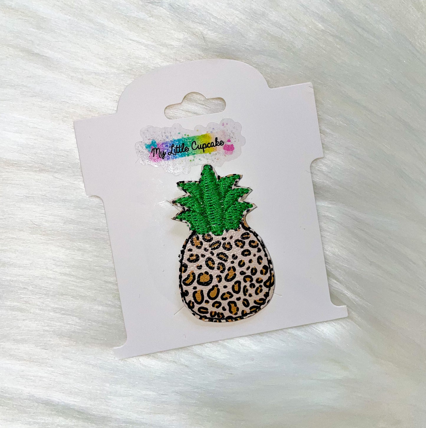 Leopard Pineapple Feltie